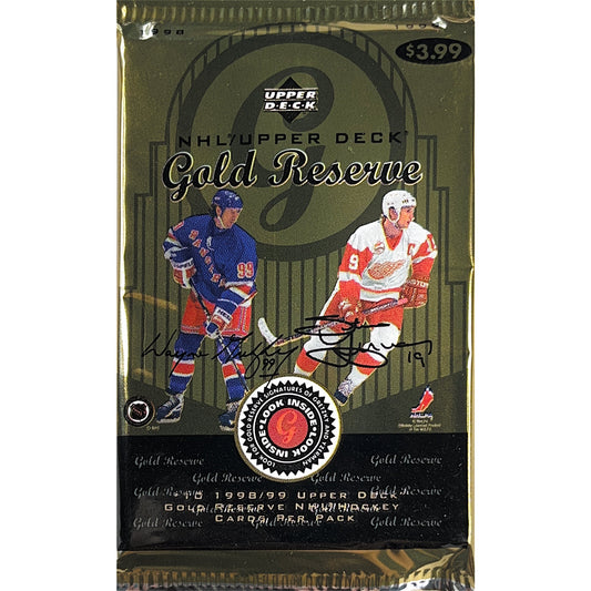 1998-99 Upper Deck Gold Reserve First Series NHL Hockey Hobby Pack