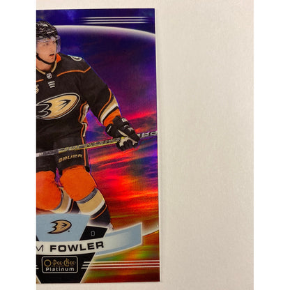 2019-20 O-Pee-Chee Platinum Cam Fowler Sunset