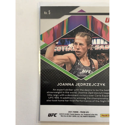  2021 Panini Prizm UFC Joanna Jędrzejczyk Fearless  Local Legends Cards & Collectibles