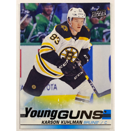 2019-20 Upper Deck Series 1 Karson Kuhlman Young Guns