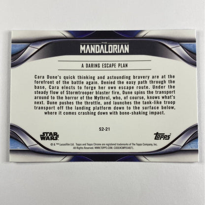 Topps Chrome The Mandalorian A Daring Escape Plan Refractor