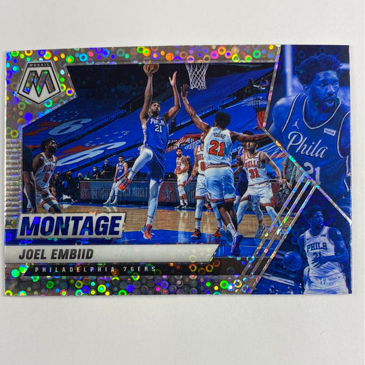 2020-21 Mosaic Joel Embid Montage Fast Break Disco Prizm
