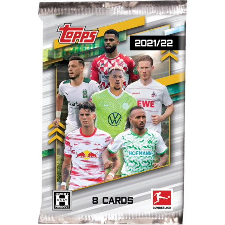 2021-22 Topps Bundesliga Soccer Hobby Pack