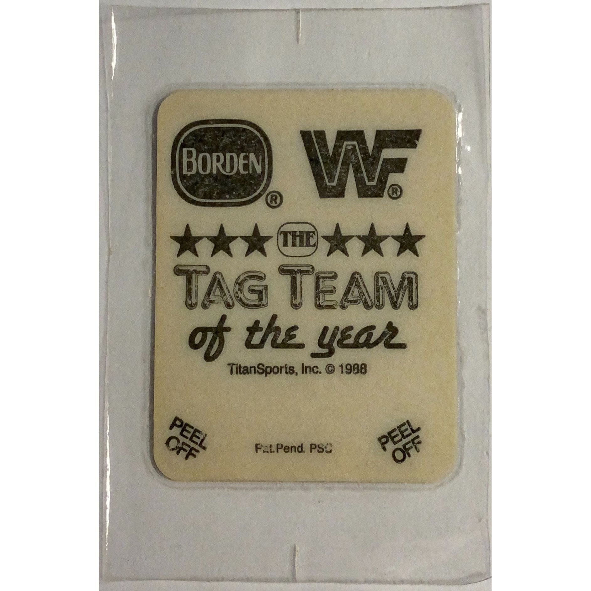  1988 Borden Titan Sports WWF Tage Team of the Year The Honky Tonk Man  Local Legends Cards & Collectibles