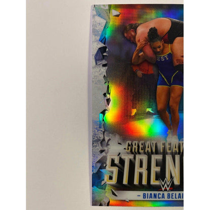2021 Topps Chrome Bianca Belair Feats of Strength Refractor