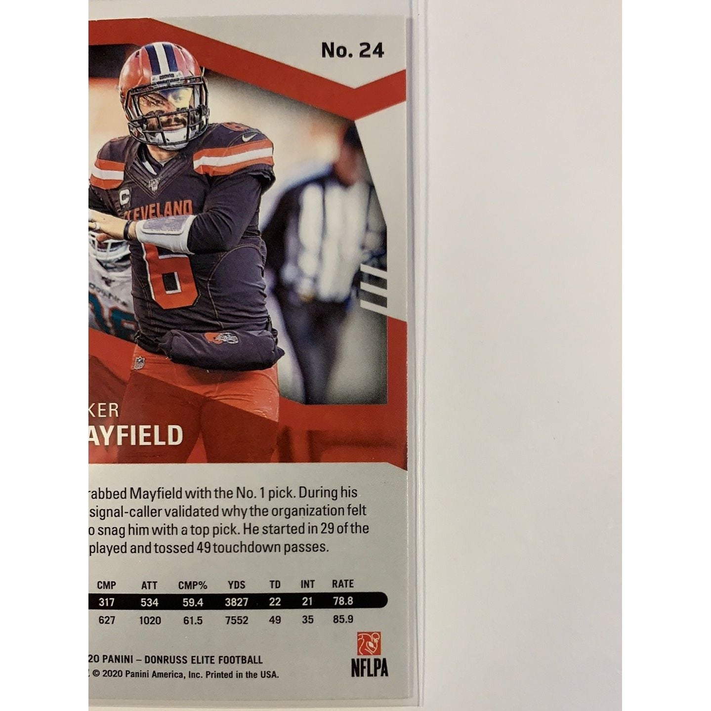  2020 Donruss Elite Baker Mayfield Pink Parallel  Local Legends Cards & Collectibles