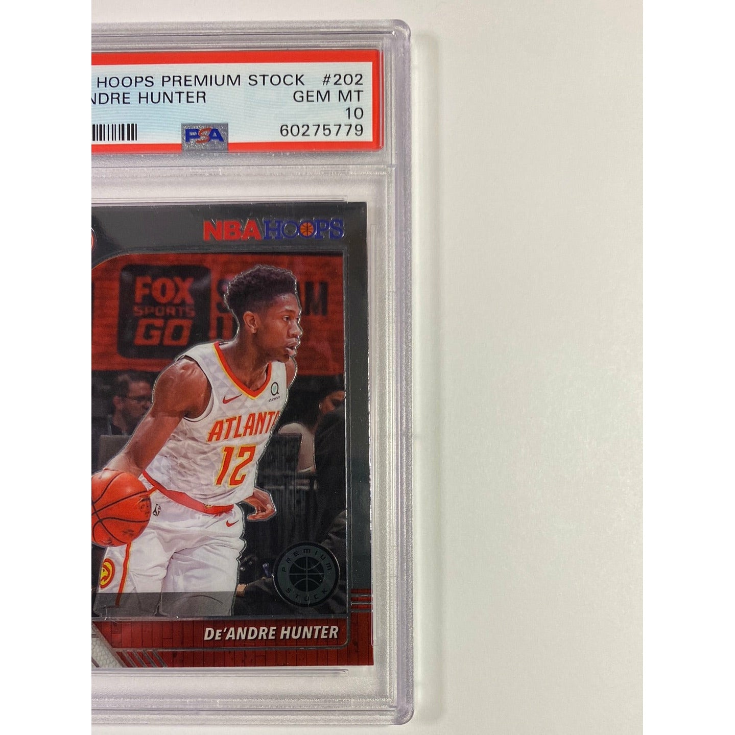 2019 Hoops Premium Stock De’Andre Hunter #202 PSA GEM MT 10