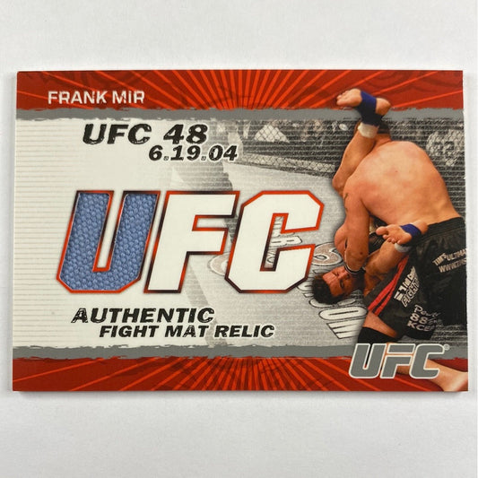 2009 Topps Frank Mir UFC 48 Authentic Mat Relic