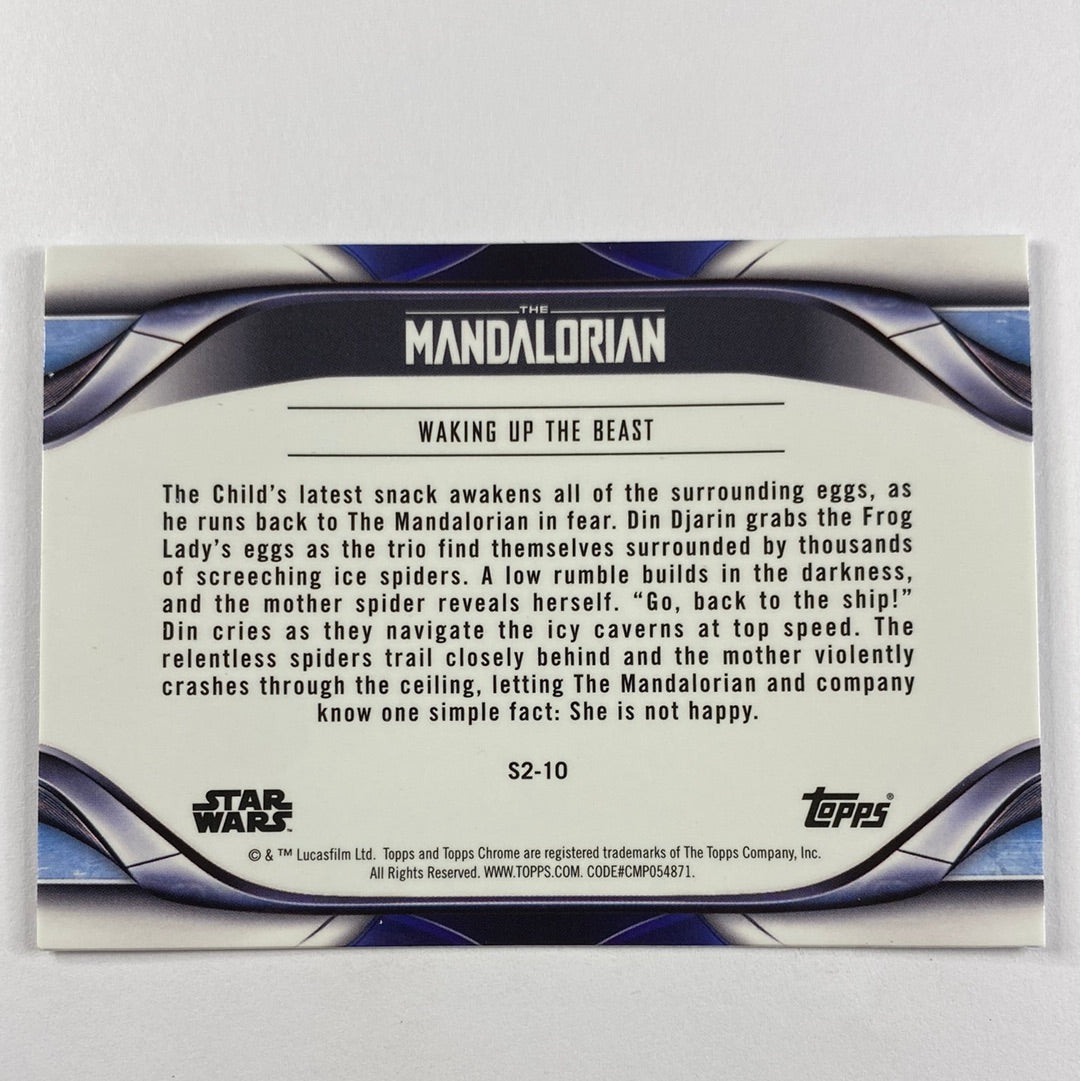 Topps Chrome The Mandalorian Waking Up the Beast Refractor