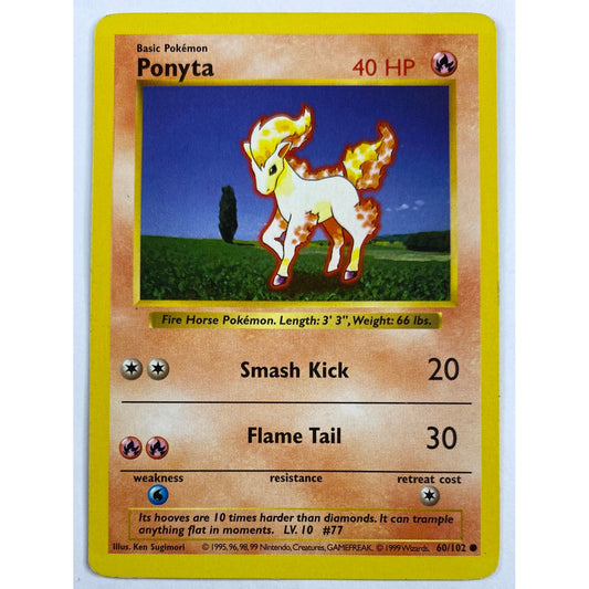 Shadowless Ponyta Non-Holo Common 60/102