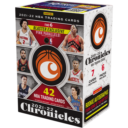 2021-22 Panini Chronicles NBA Basketball Blaster Box