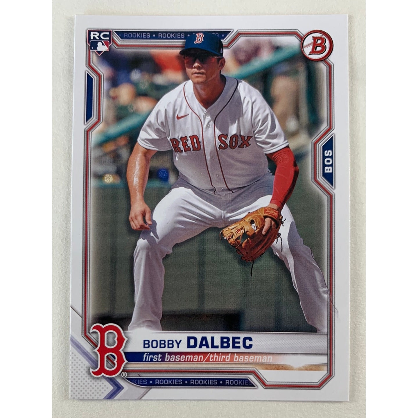 2021 Topps Bowman Bobby Dalbec Base RC