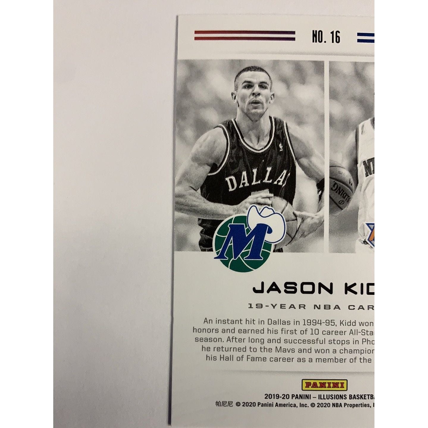  2019-20 Illusions Career Lineage Jason Kidd  Local Legends Cards & Collectibles
