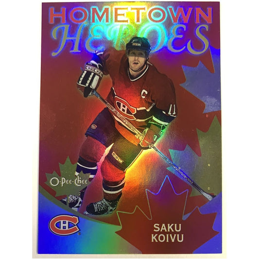  2002 O-Pee-Chee Saku Koivu Hometown Heroes  Local Legends Cards & Collectibles