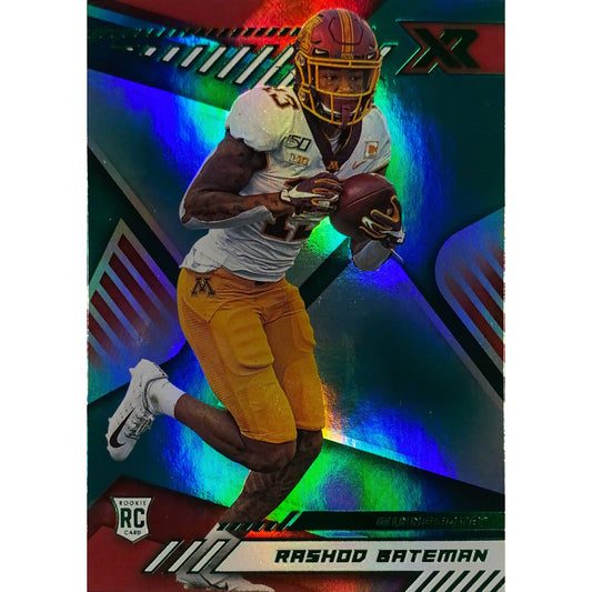 2021 Chronicles XR Draft Picks Rashod Bateman Green Parallel RC