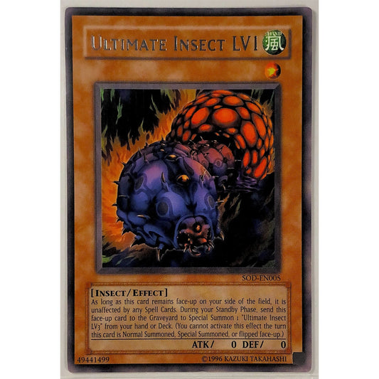  Yu-Gi-Oh! Ultimate Insect LV1 Rare SOD-EN005  Local Legends Cards & Collectibles