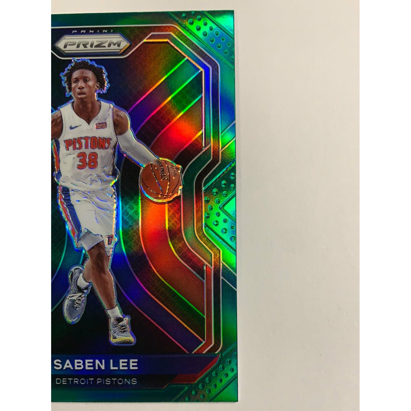 2020-21 Panini Prizm Saben Lee Green Prizm RC