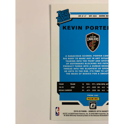 2019-20 Donruss Optic Kevin Porter Jr Rated Rookie