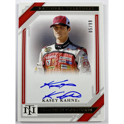 2021 National Treasures Kasey Kahne Trackside Signatures Auto 05/99