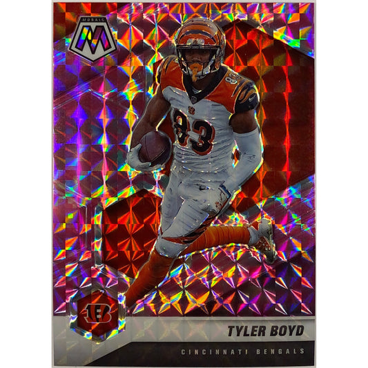 2021 Mosaic Tyler Boyd Pink Mosaic Prizm
