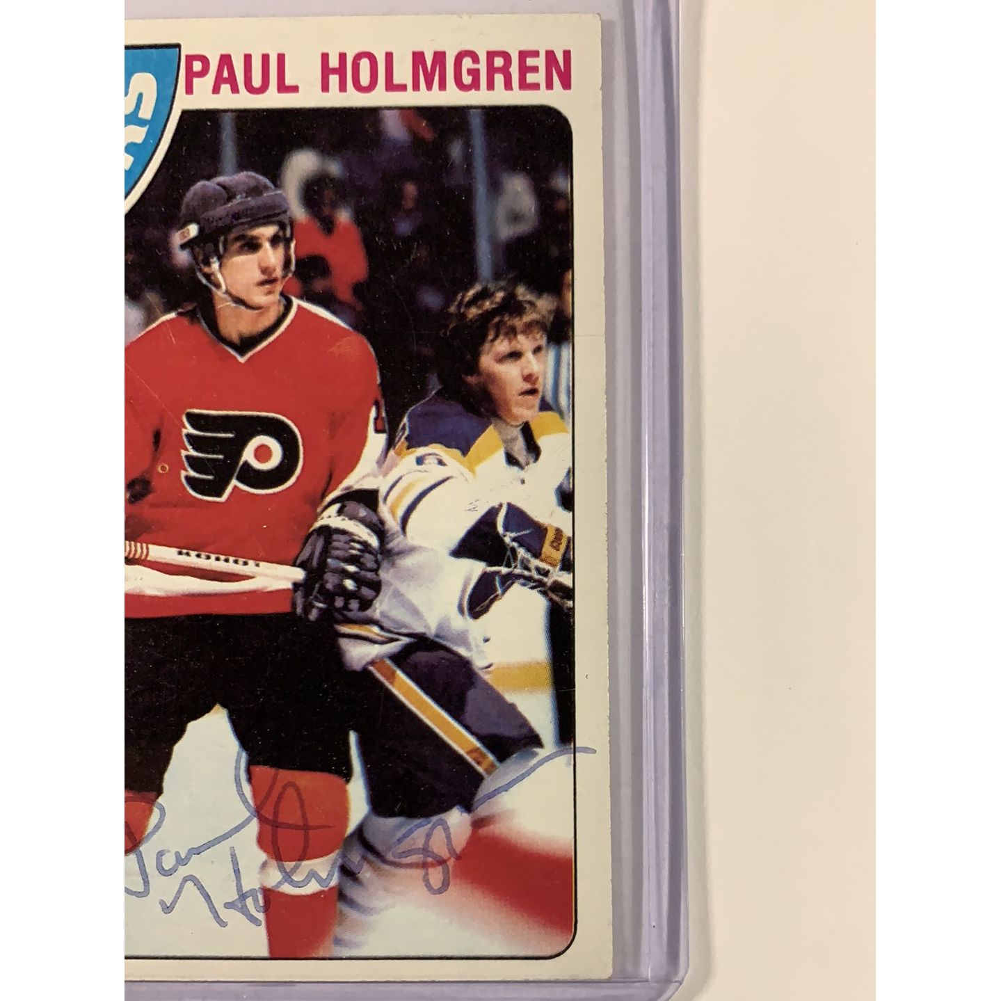  1978-78 Topps Paul Holmgren In Person Auto  Local Legends Cards & Collectibles