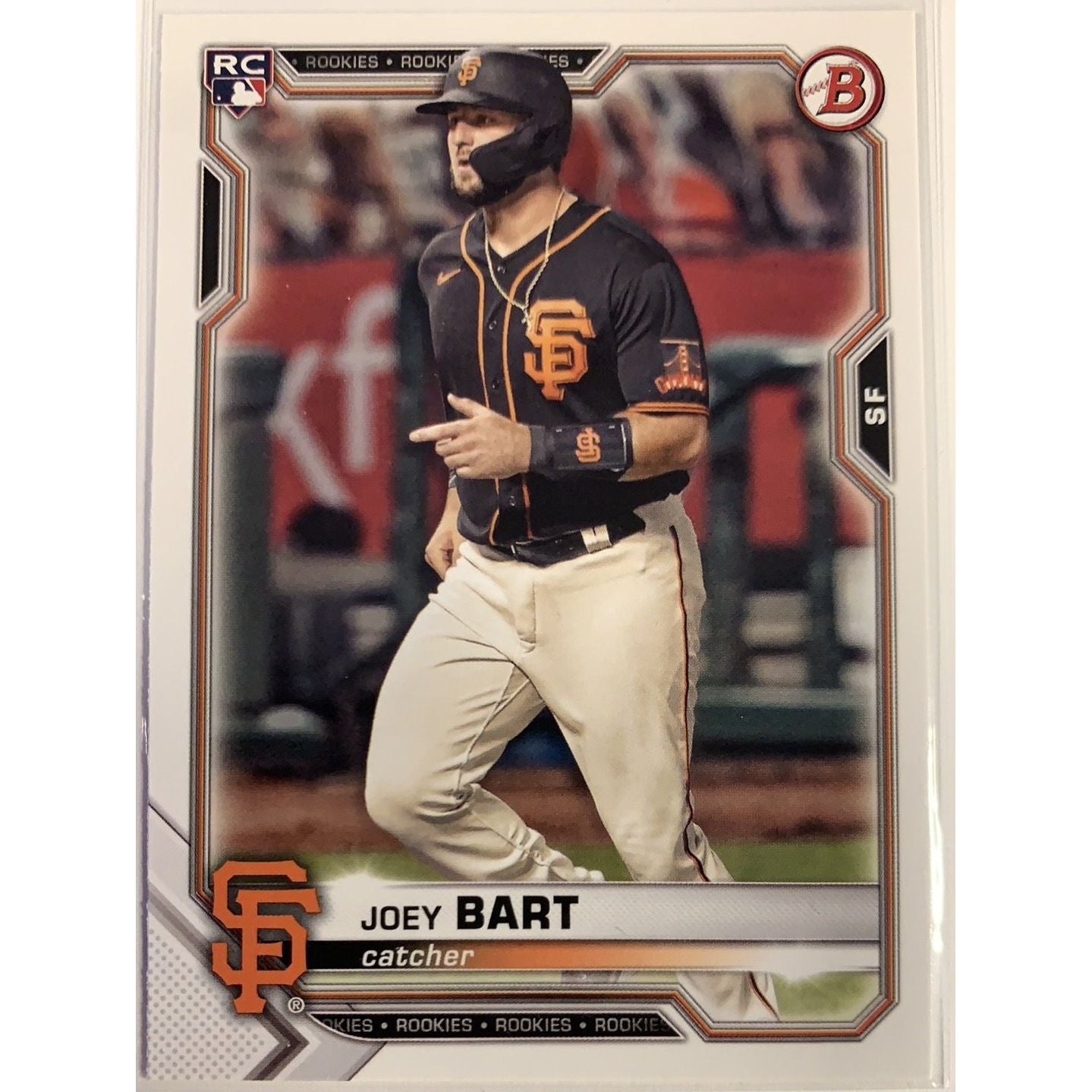  2021 Bowman Joey Bart RC #51  Local Legends Cards & Collectibles