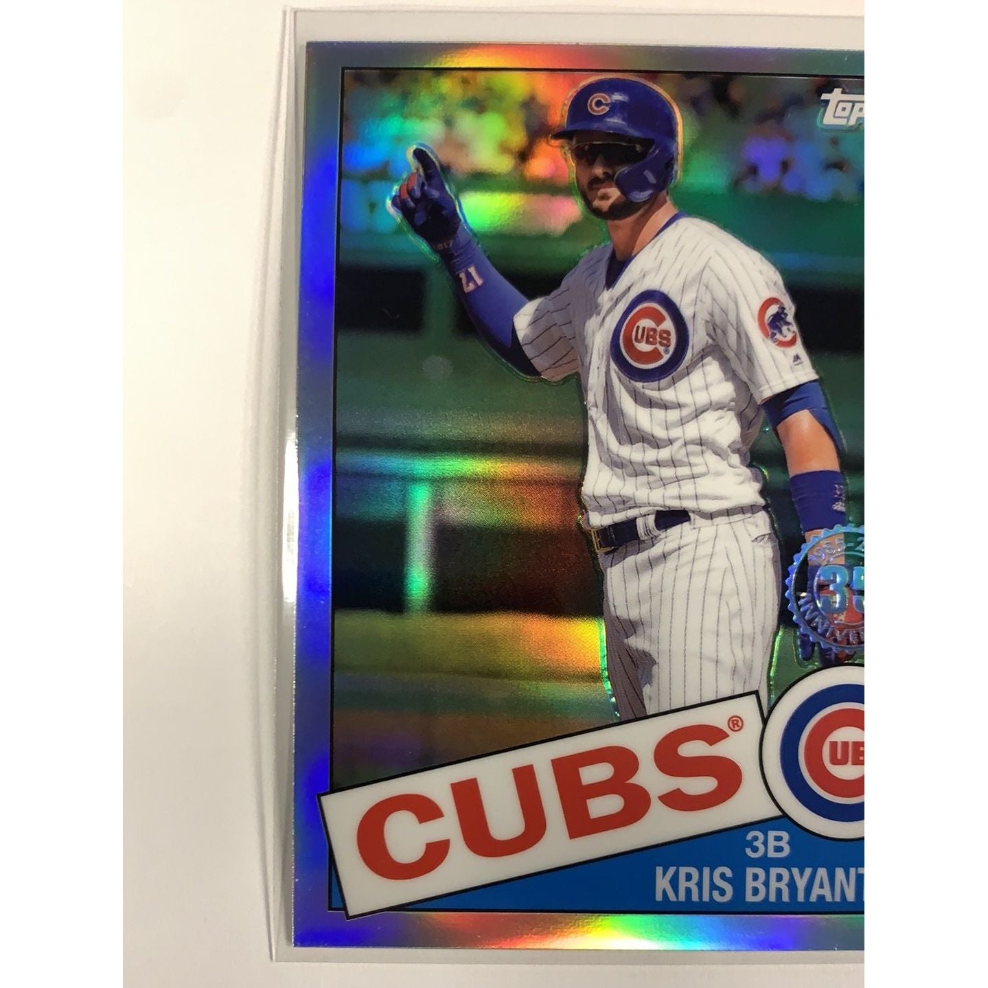  2020 Topps 35th Anniversary Kris Bryant Chrome Refractor  Local Legends Cards & Collectibles