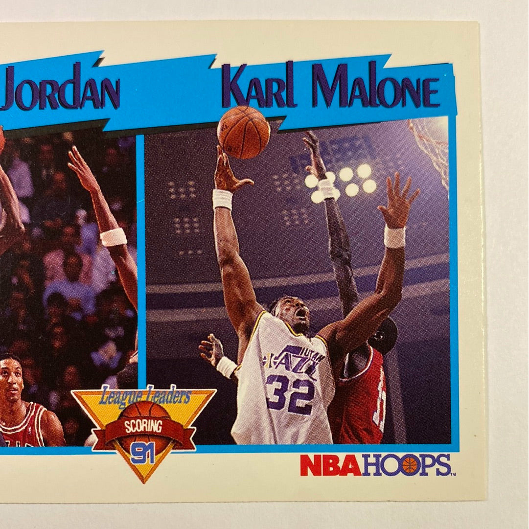  1991-92 Hoops Scoring Leaders Malone / Jordan  Local Legends Cards & Collectibles