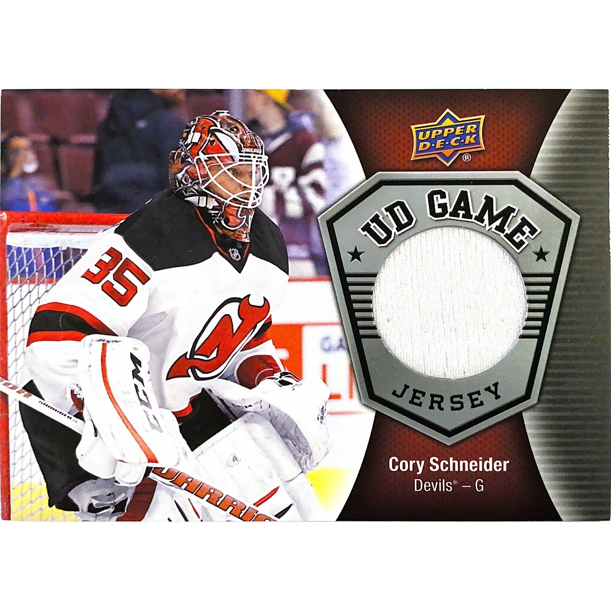  2016-17 Upper Deck Series 1 Cory Schneider UD Game Jersey  Local Legends Cards & Collectibles