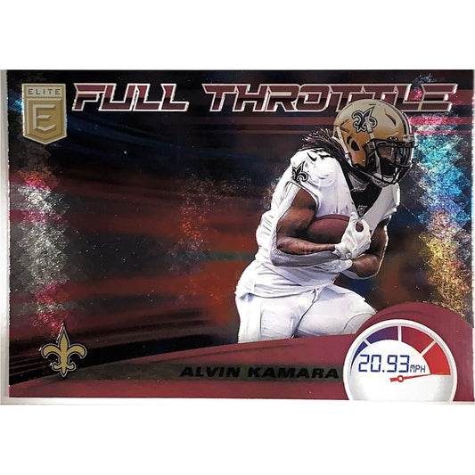  2020 Donruss Elite Alvin Kamara Full Throttle  Local Legends Cards & Collectibles