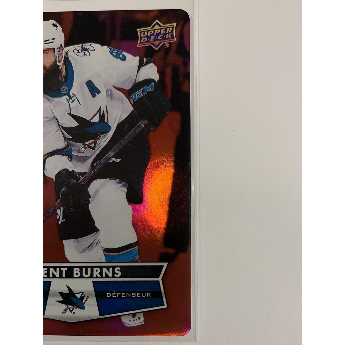  2021-22 Tim Hortons Red Die Cut Brent Burns  Local Legends Cards & Collectibles