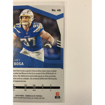  2020 Donruss Elite Joey Bosa Pink Parallel  Local Legends Cards & Collectibles