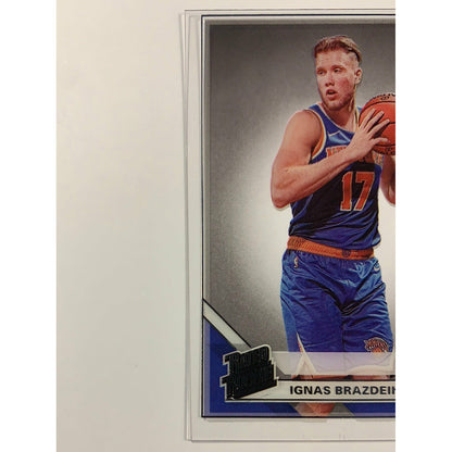 2019-20 Clearly Donruss Ignas Brazdeikis Rated Rookie