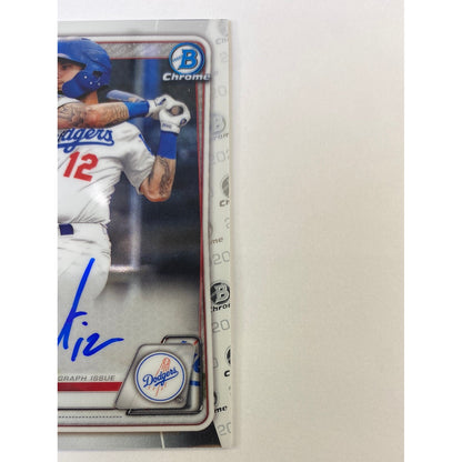 2020 Bowman Chrome Jacob Amaya 1st Bowman RC Auto