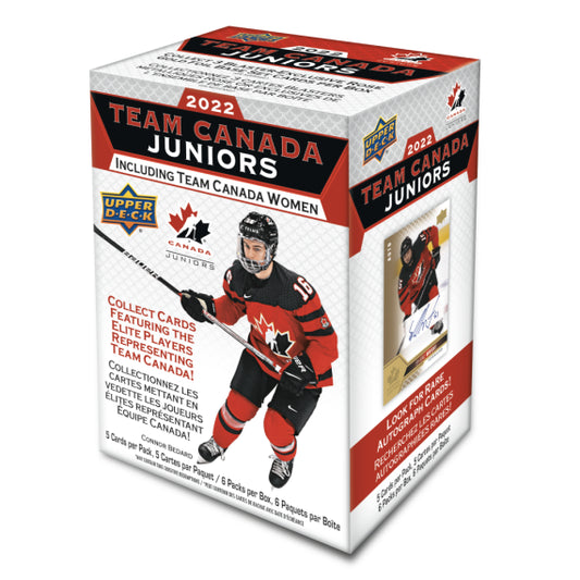2022 Upper Deck Team Canada Juniors Hockey Blaster Box