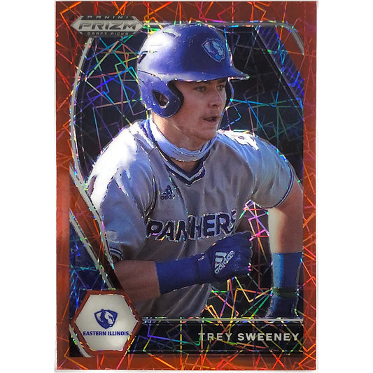 2021 Prizm Draft Picks Trey Sweeney Red Velocity Prizm