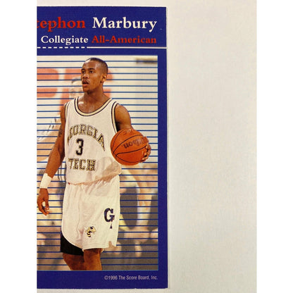 1996-97 Score Stephon Marbury All American RC