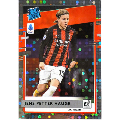 2020-21 Donruss Optic Jens Petter Hauge Silver Circles Rated Rookie