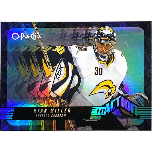  2007-08 O-Pee-Chee Ryan Miller In Action  Local Legends Cards & Collectibles