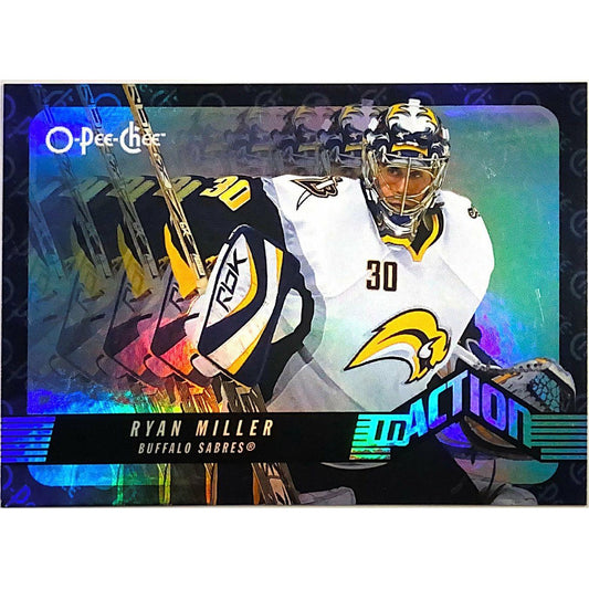  2007-08 O-Pee-Chee Ryan Miller In Action  Local Legends Cards & Collectibles