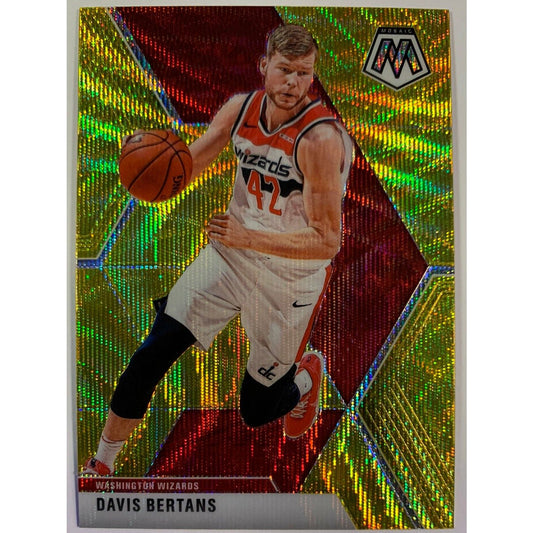  2019-20 Mosaic Davis Bertans Gold Wave Prizm  Local Legends Cards & Collectibles