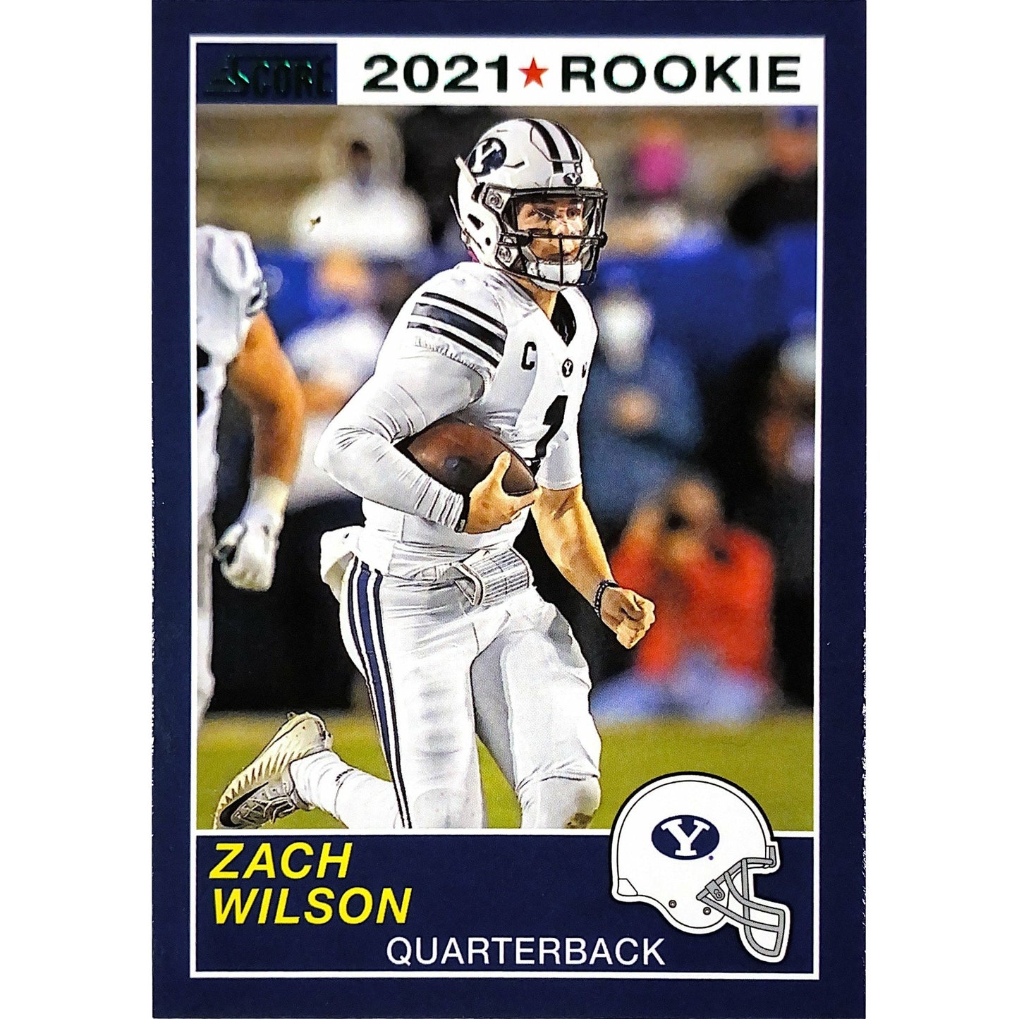  2021 Score Draft Picks Zach Wilson Green Parallel RC  Local Legends Cards & Collectibles