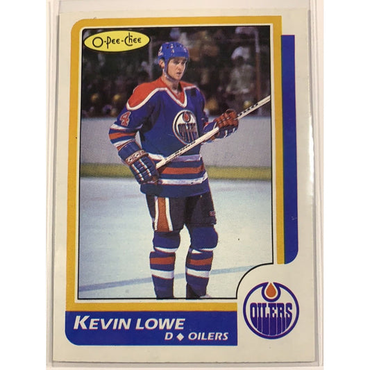  1986-87 O-Pee-Chee Kevin Lowe Base #197  Local Legends Cards & Collectibles