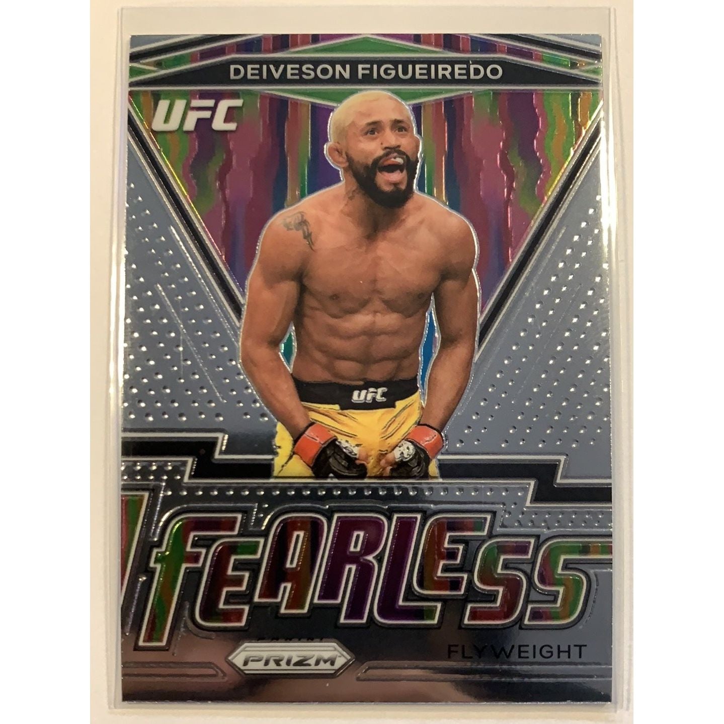  2021 Panini Prizm Deiveson Figueiredo Fearless Insert  Local Legends Cards & Collectibles