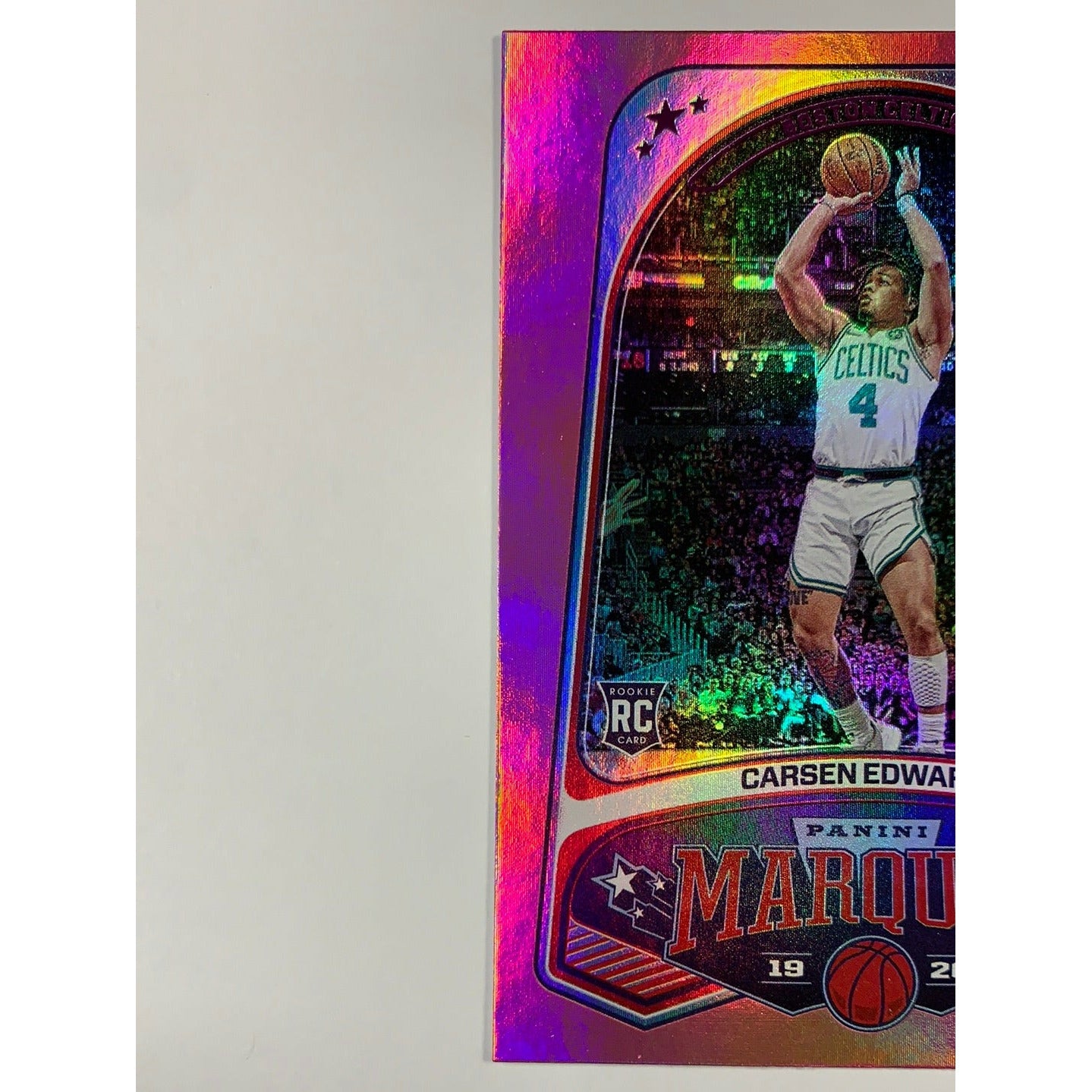 2019-20 Chronicles Marquee Carsen Edwards Pink Parallel RC