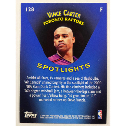 2000 Topps Stars Vince Carter Spotlights
