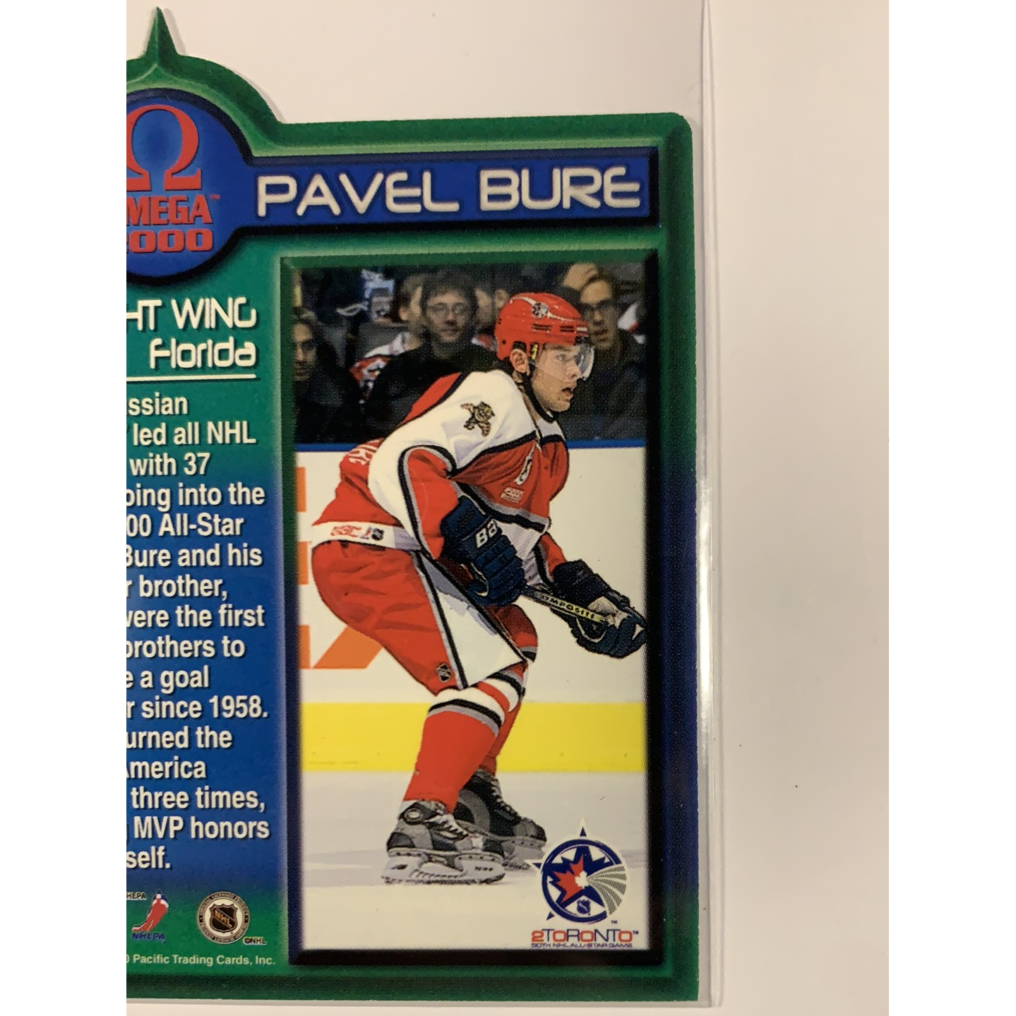  2000 Omega Pavel Bure World All Stars  Local Legends Cards & Collectibles