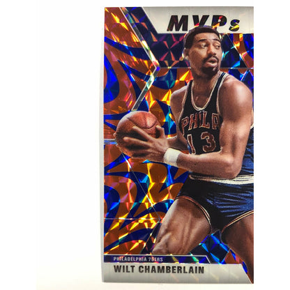 2019-20 Mosaic Wilt Chamberlain Blue Reactive Prizm