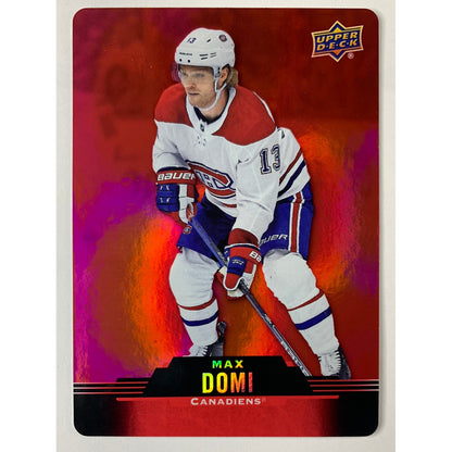 2020-21 Tim Hortons Max Domi Red Die Cut