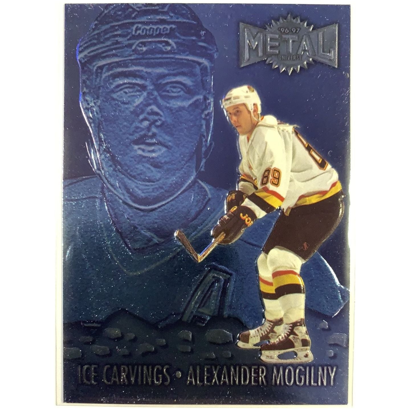  1996-97 Fleer Skybox Metal Universe Alexander Mogilny Ice Carvings  Local Legends Cards & Collectibles